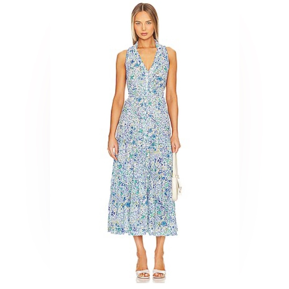 POUPETTE ST BARTH ‘Nana’ Sleeveless Eyelet Maxi Dress